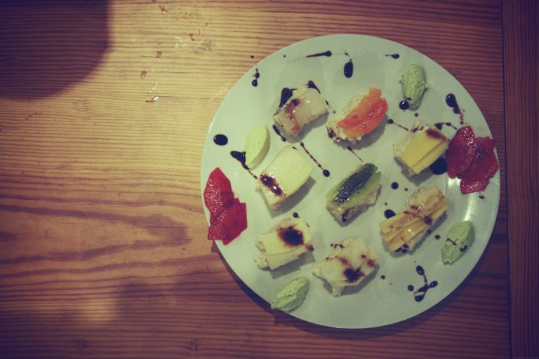 Süßes Sushi.